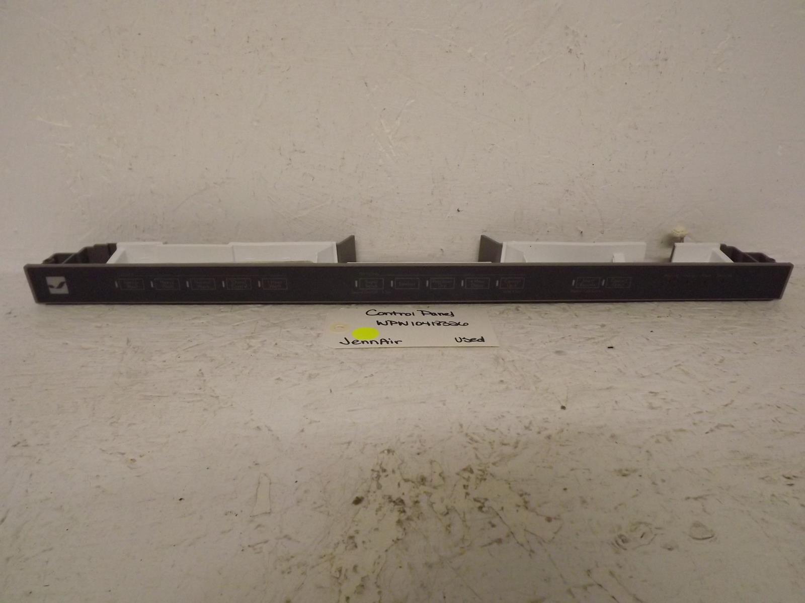 JennAir Dishwasher WPW10418326 Control Panel Used JennAir Dishwasher WPW10418326 Control Panel Used